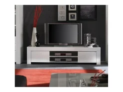 Meublorama Móvel para TV 2 portas, coleção FOLOMI, cor laqueado brilhante^ Móvel De Tv