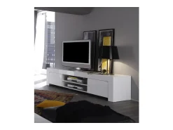 Meublorama Móvel para TV 2 portas, coleção FOLOMI, cor laqueado brilhante^ Móvel De Tv