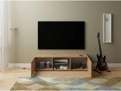 Best ITAMOBY Móvel para TV 2 portas com vão aberto 150x40x40 cm Elios carvalho natural Castanho