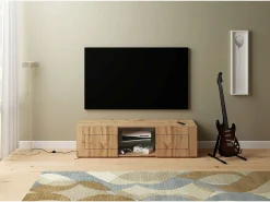 Best ITAMOBY Móvel para TV 2 portas com vão aberto 150x40x40 cm Elios carvalho natural Castanho