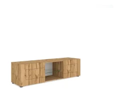 Best ITAMOBY Móvel para TV 2 portas com vão aberto 150x40x40 cm Elios carvalho natural Castanho