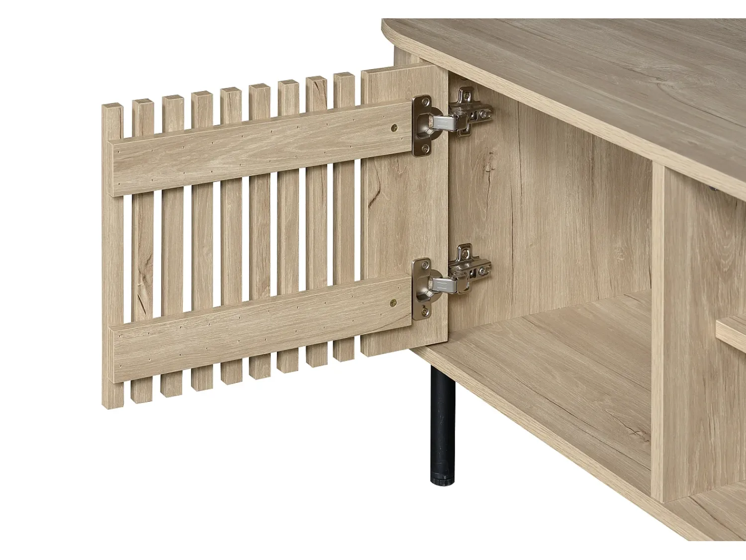 Sale Hauss Spole Móvel para TV 160 x 40 x 47 cm com 2 portas - Cor madeira natural Natural claro
