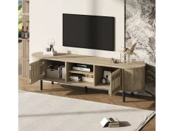 Sale Hauss Spole Móvel para TV 160 x 40 x 47 cm com 2 portas - Cor madeira natural Natural claro