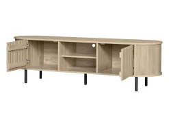 Sale Hauss Spole Móvel para TV 160 x 40 x 47 cm com 2 portas - Cor madeira natural Natural claro