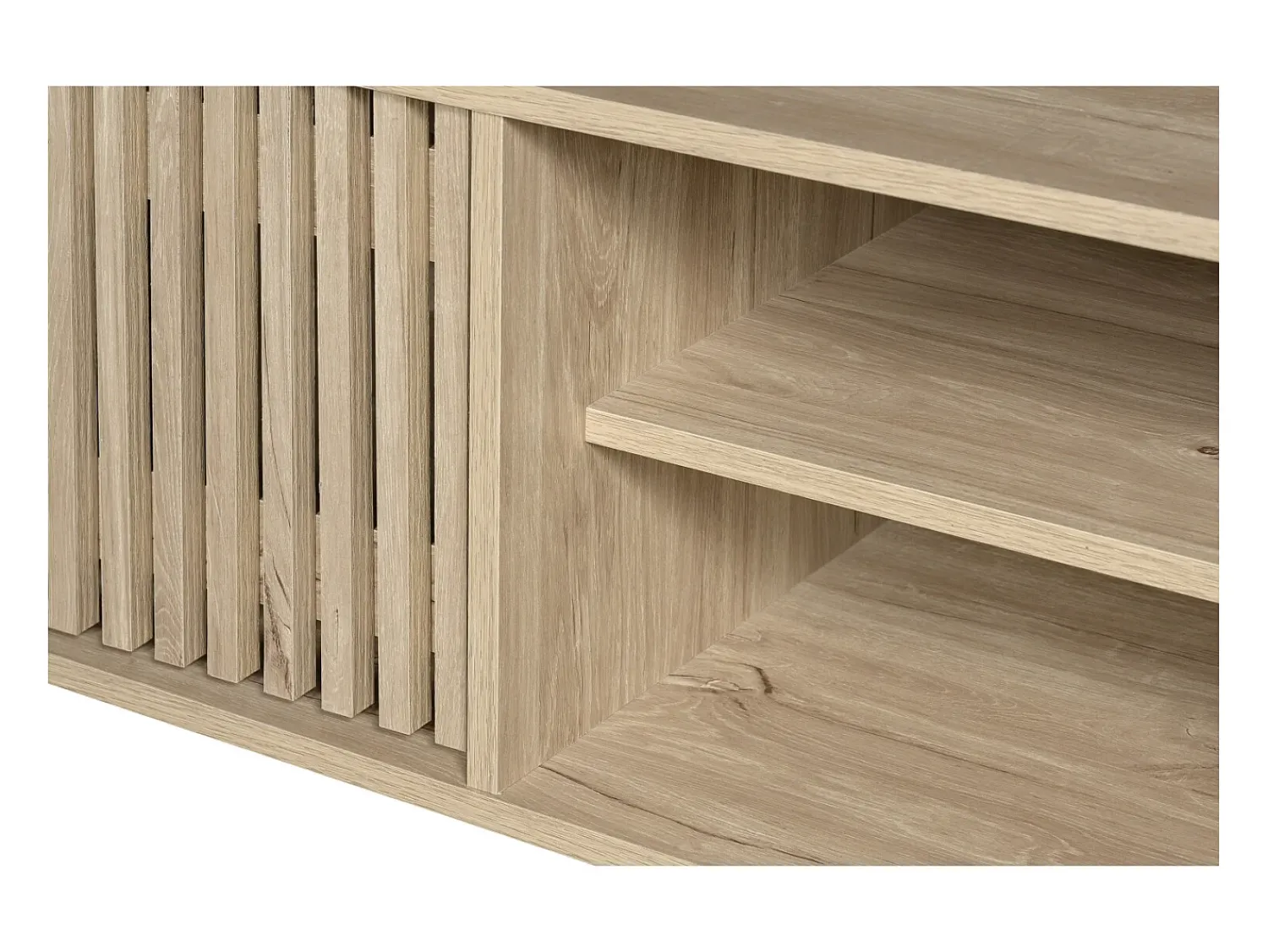 Sale Hauss Spole Móvel para TV 160 x 40 x 47 cm com 2 portas - Cor madeira natural Natural claro
