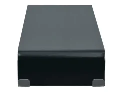 Móvel De Tv*Helloshop26 Móvel para TV aparador design prático suporte para monitor 70 cm vidro 2502230 Preto