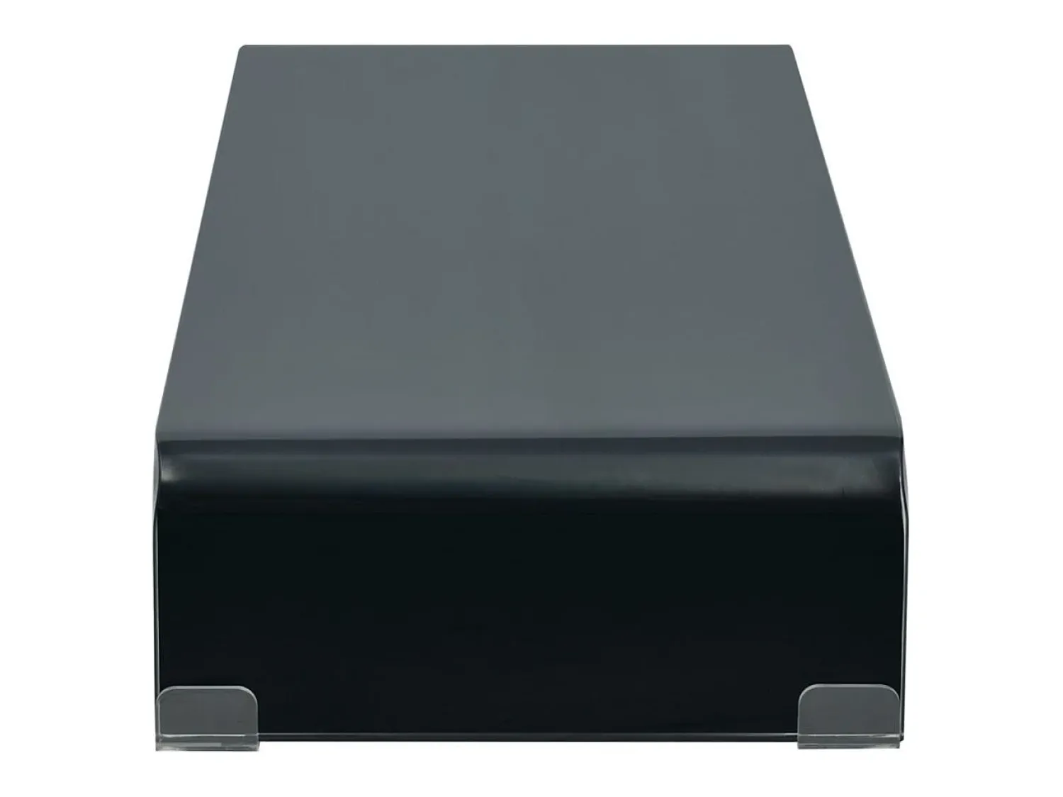 Móvel De Tv*Helloshop26 Móvel para TV aparador design prático suporte para monitor 70 cm vidro 2502230 Preto