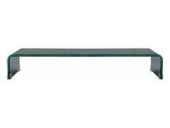 Helloshop26 Móvel para TV aparador design prático suporte para monitor 80 cm vidro 2502015^ Móvel De Tv