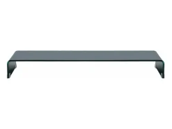 Sale Mobikasa Móvel para TV aparador design prático suporte para monitor de 120 cm vidro 2502226 Preto
