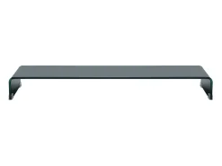 Móvel De Tv|Mobikasa Móvel para TV aparador design prático suporte para monitor 110 cm vidro 2502224 Preto