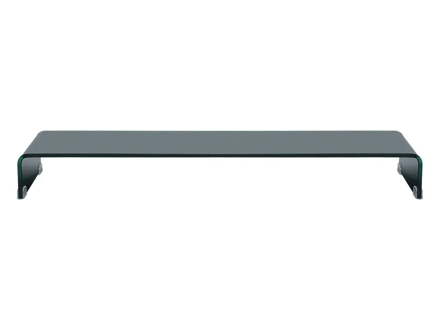 Móvel De Tv|Mobikasa Móvel para TV aparador design prático suporte para monitor 110 cm vidro 2502224 Preto