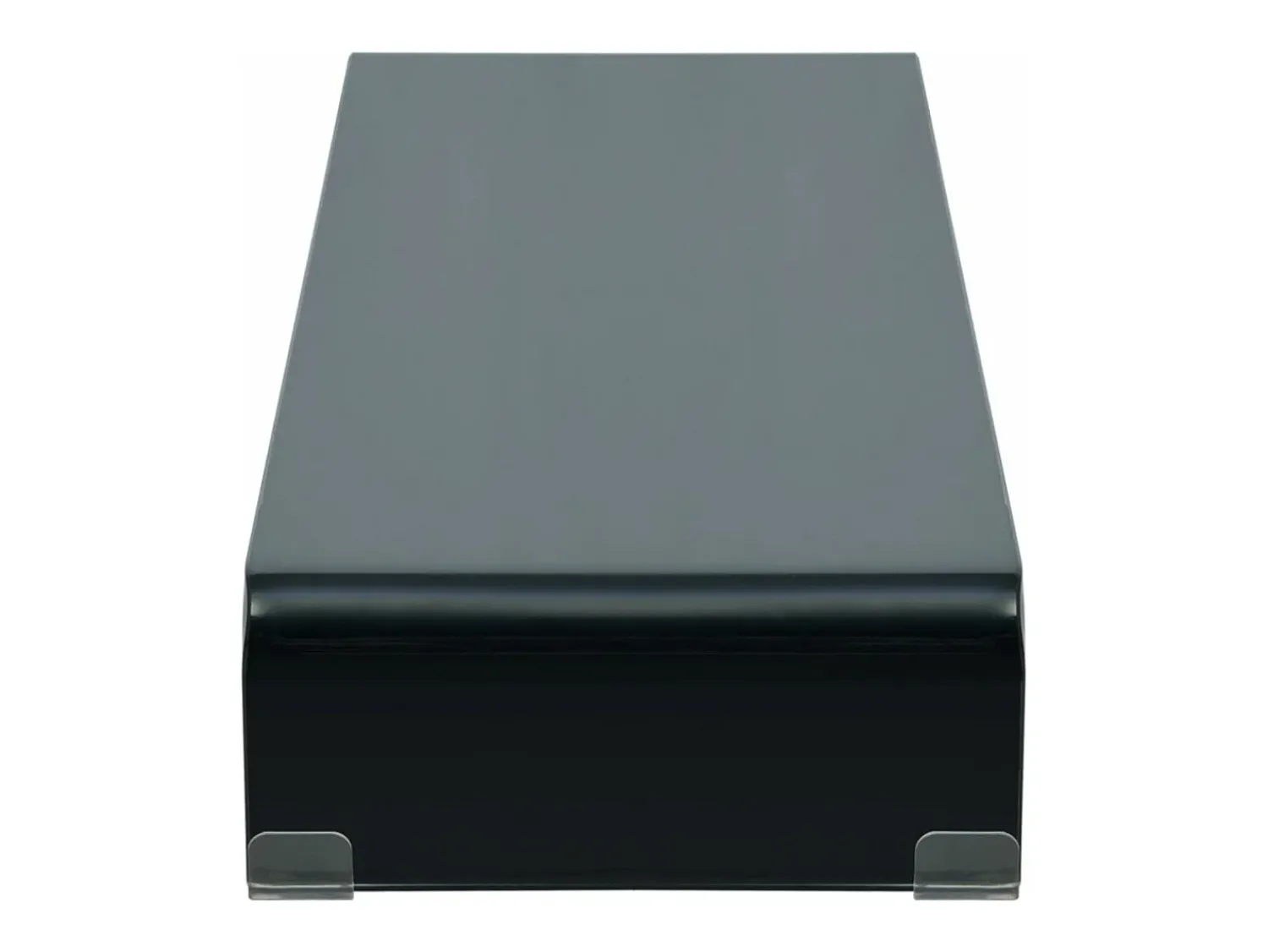 Móvel De Tv|Mobikasa Móvel para TV aparador design prático suporte para monitor 110 cm vidro 2502224 Preto