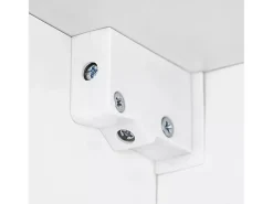 Discount Helloshop26 Móvel para TV aparador design prático conjunto de TV de parede de 5 peças com luzes LED de alto brilho 2502291 Branco