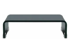 Mobikasa Móvel para TV aparador design prático suporte para monitor de 40cm vidro 2502228 Preto
