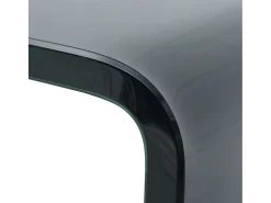Móvel De Tv*Mobikasa Móvel para TV aparador design prático suporte para monitor 100 cm vidro 2502051 Preto
