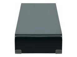 Móvel De Tv*Mobikasa Móvel para TV aparador design prático suporte para monitor 100 cm vidro 2502051 Preto