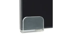 Móvel De Tv*Mobikasa Móvel para TV aparador design prático suporte para monitor 100 cm vidro 2502051 Preto