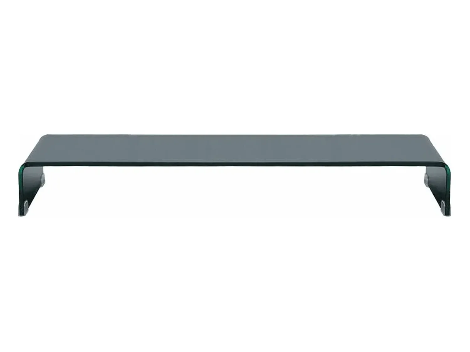 Móvel De Tv*Mobikasa Móvel para TV aparador design prático suporte para monitor 100 cm vidro 2502051 Preto