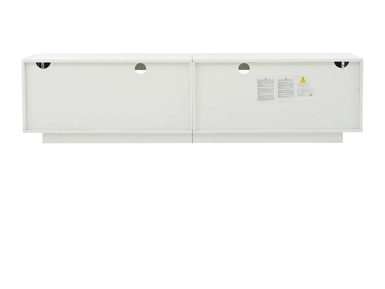 Móvel De Tv*Hauss Spole Móvel para TV , 180 x 40 x 45 cm - 2 gavetas e 2 portas - Acabamento lacado brilhante Branco