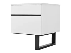 Móvel De Tv*Hauss Spole Móvel para TV de 180 cm com 3 portas - Madeira PB - e preto Branco