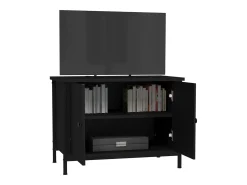 Móvel para TV c/ portas 60x35x45 cm derivados de madeira PT994464^ Móvel De Tv
