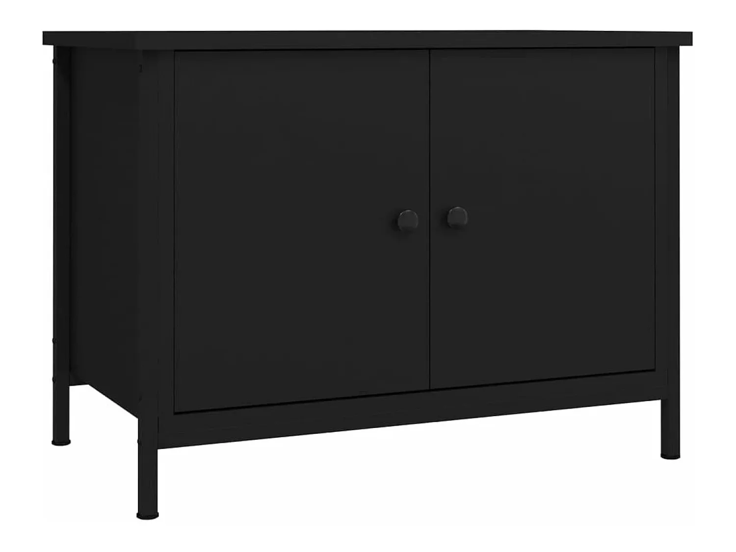 Móvel para TV c/ portas 60x35x45 cm derivados de madeira PT994464^ Móvel De Tv