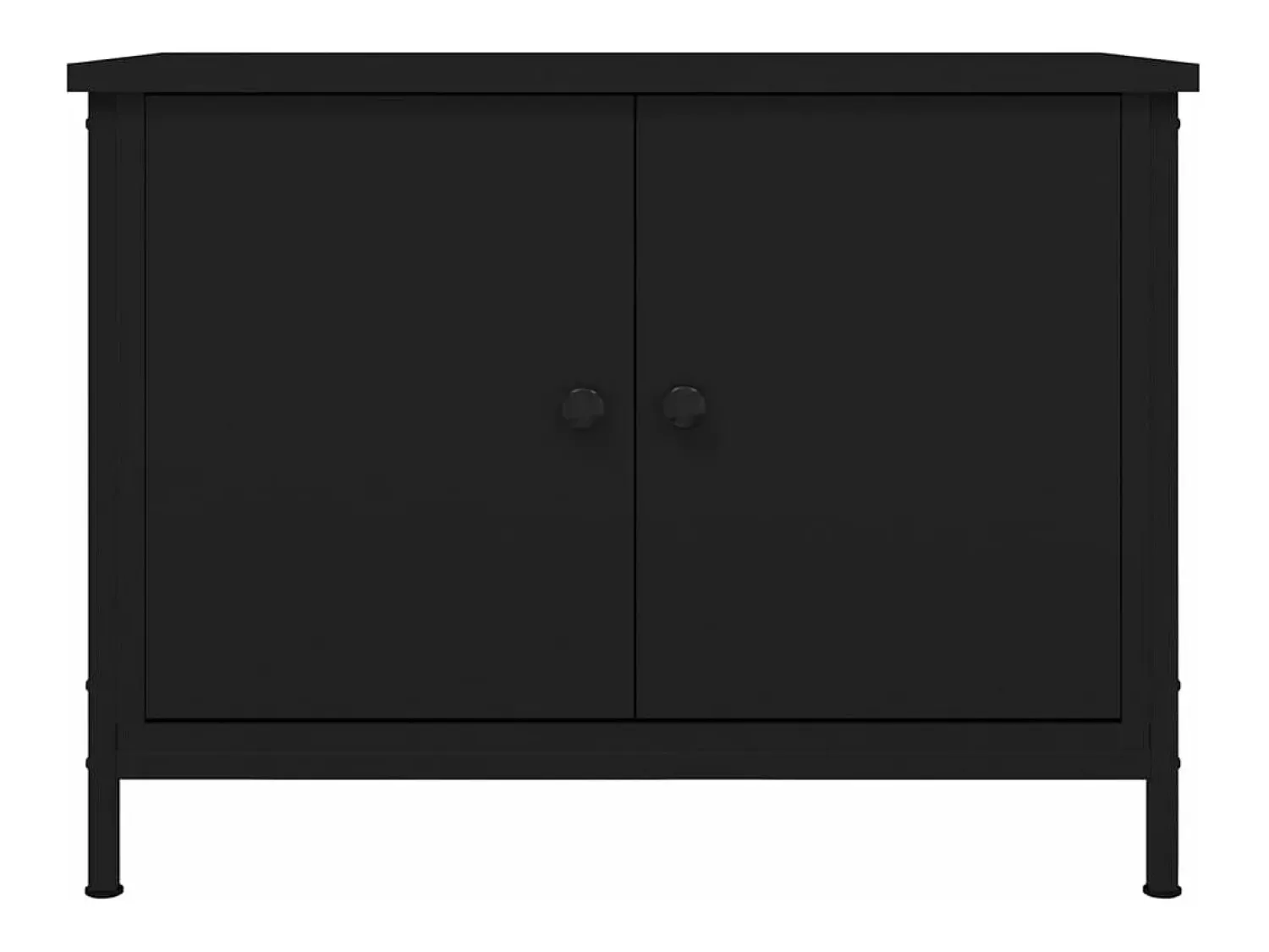 Móvel para TV c/ portas 60x35x45 cm derivados de madeira PT994464^ Móvel De Tv