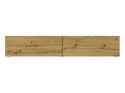Outlet Meublorama Móvel para TV 180cm coleção EVA. Cor carvalho e preto. Castanho