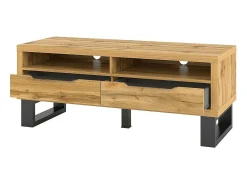 Móvel De Tv*Meublorama Móvel para TV 120cm coleção MILO. Cor carvalho. Estilo design. Castanho