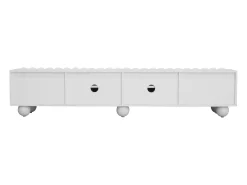 Móvel De Tv*Hauss Spole Móvel para TV com 4 gavetas e 2 portas - 175 x 38 x 37 cm Branco