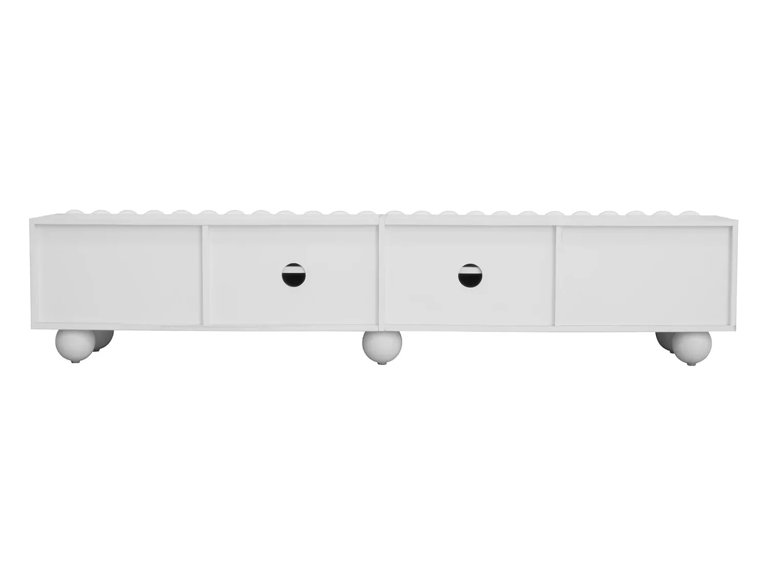 Móvel De Tv*Hauss Spole Móvel para TV com 4 gavetas e 2 portas - 175 x 38 x 37 cm Branco