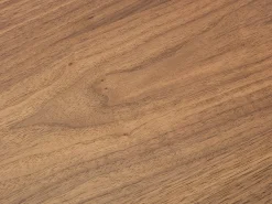 Móvel De Tv|Vente-unique Móvel para TV com 2 portas e 2 prateleiras abertas, folheado a nogueira - Cor natural escura e dourado - PARIOMA Natural escuro / Dourado
