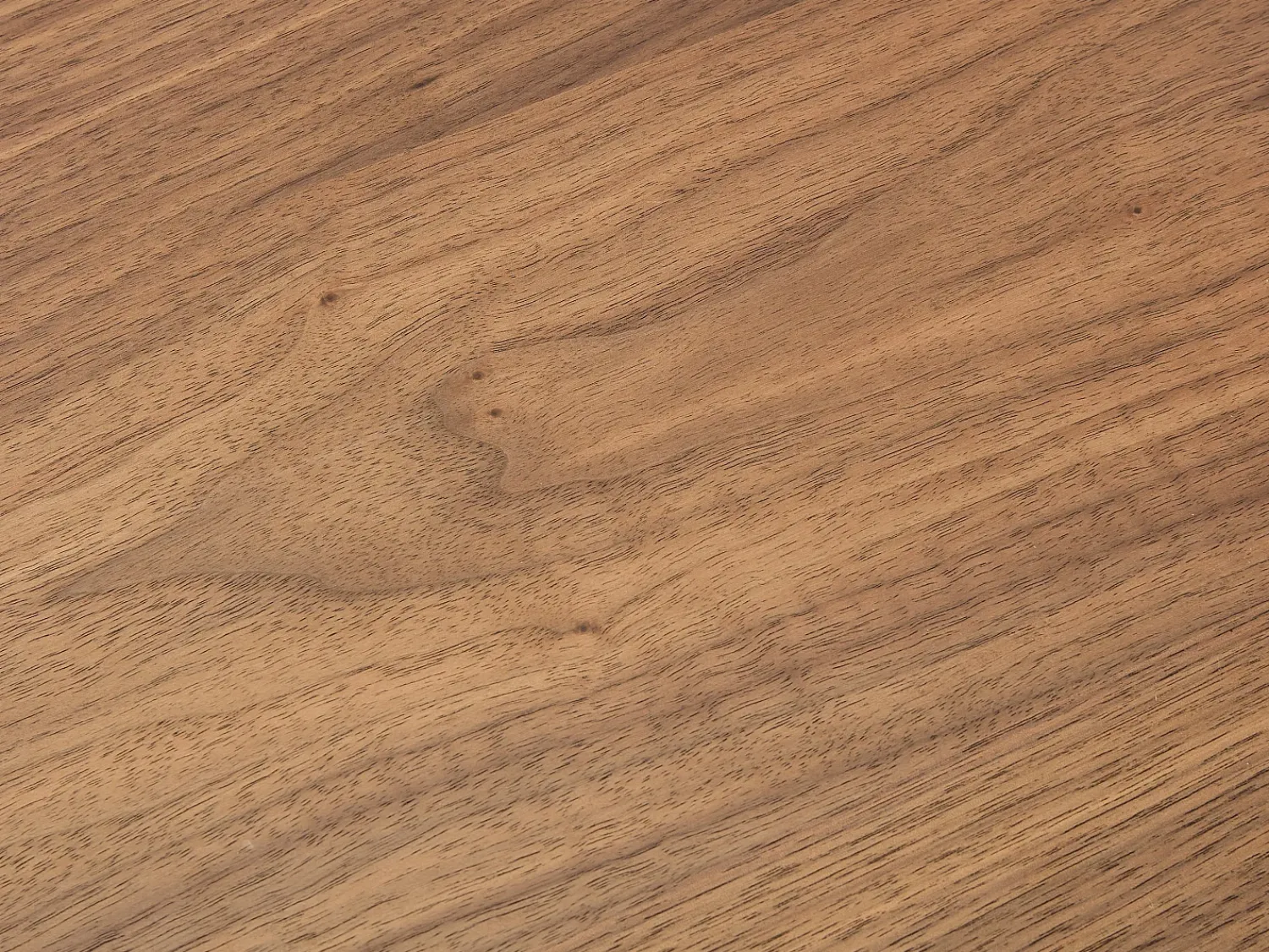 Móvel De Tv|Vente-unique Móvel para TV com 2 portas e 2 prateleiras abertas, folheado a nogueira - Cor natural escura e dourado - PARIOMA Natural escuro / Dourado