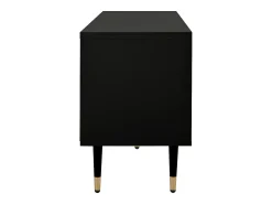 Móvel De Tv|Hauss Spole Móvel para TV com 4 portas, porta com grade, . Preto