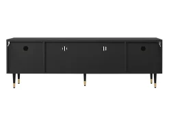 Móvel De Tv|Hauss Spole Móvel para TV com 4 portas, porta com grade, . Preto