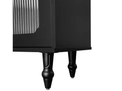 Hauss Spole Móvel para TV com 4 portas de vidro e 2 gavetas - Madeira PB - 175x38x55,5cm^ Móvel De Tv