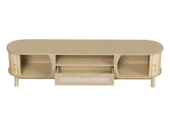 Móvel De Tv*Hauss Spole Móvel para TV com 2 portas e uma gaveta, 165x37x46 cm - Cor natural clara Natural claro