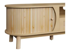 Móvel De Tv*Hauss Spole Móvel para TV com 2 portas e uma gaveta, 165x37x46 cm - Cor natural clara Natural claro