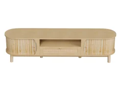 Móvel De Tv*Hauss Spole Móvel para TV com 2 portas e uma gaveta, 165x37x46 cm - Cor natural clara Natural claro