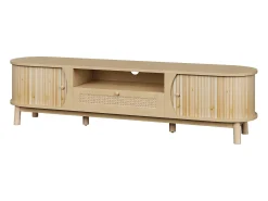 Móvel De Tv*Hauss Spole Móvel para TV com 2 portas e uma gaveta, 165x37x46 cm - Cor natural clara Natural claro