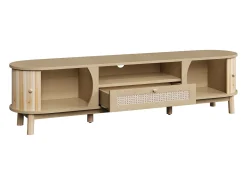 Móvel De Tv*Hauss Spole Móvel para TV com 2 portas e uma gaveta, 165x37x46 cm - Cor natural clara Natural claro