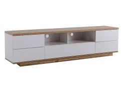 DripeX Móvel para TV com 6 portas e 2 nichos em MDF - e natural - 180x38x46cm^ Móvel De Tv