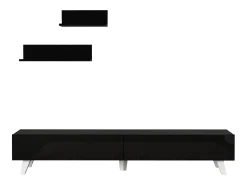 Helloshop26 Móvel para TV com 2 prateleiras 180 x 31 x 33 cm 03_0007890^ Móvel De Tv