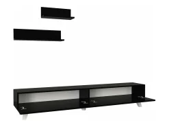 Helloshop26 Móvel para TV com 2 prateleiras 180 x 31 x 33 cm 03_0007890^ Móvel De Tv