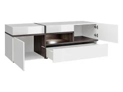 Meublorama Móvel para TV de 150cm da coleção CRISS com LED integrado. Móvel decorativo, moderno e design para sua sala de estar.^ Móvel De Tv