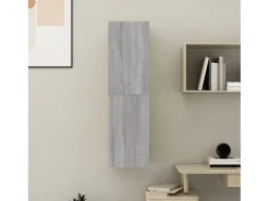 Móvel para TV de parede 30,5x30x110 cm sonoma PT323764^ Móvel De Tv