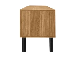 Online Móvel para TV em madeira e , modelo baixo com 4 portas, ideal para hall de entrada e quarto, 170x38x47,7cm Preto
