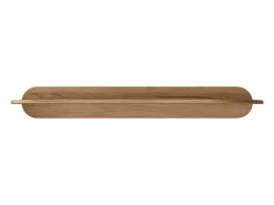 Móvel De Tv*Hauss Spole Móvel para TV, espaço de arrumação e prateleiras de parede para sala de estar, com 5 portas, e natural. Branco