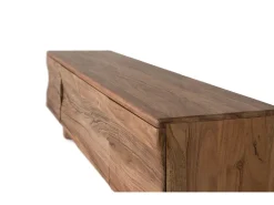 New Giner y colomer Móvel para TV fabricado principalmente em madeira de acácia, 170 cm Castanho