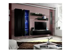Price Factory Móvel para TV FLY A4 design, cor brilhante + LED. Móvel suspenso moderno e na moda para a sua sala de estar.^ Móvel De Tv